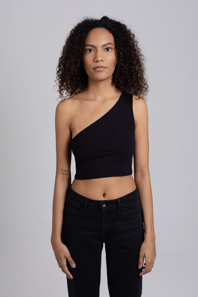 Top Cropped Canelado Vitalis