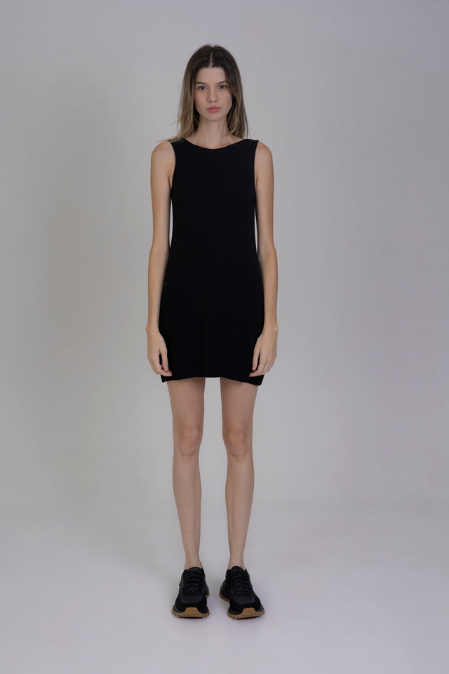 Vestido Viscose Canelado Skept