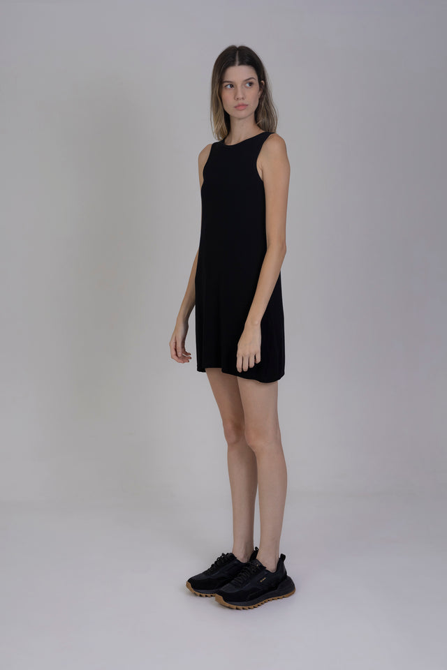 Vestido Viscose Canelado Skept