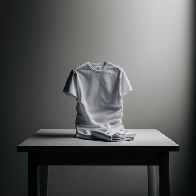 imagem-camiseta-algodao-organico-sustentavel-branca-sobre-mesa-movin